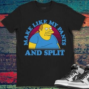 The Simpsons Comic Book Guy Make Like My Pants And Split T-Shirt Unisex